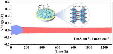 Graphical abstract: A multifunctional protective layer filled with 2D anionic nanosheets enabling a dendrite-free zinc anode