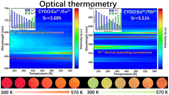 Graphical abstract: Utilizing diametrically opposite thermal quenching luminescence to achieve highly sensitive temperature measurement and anti-counterfeiting