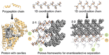 Graphical abstract: Polypeptide-inspired supramolecular assemblies for enantioselective sorption of chiral molecules