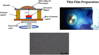 Graphical abstract: Enhancement of infrared absorption through a patterned thin film of magnetic field and spin-coating directed self-assembly of gold nanoparticle stabilised ferrofluid emulsion
