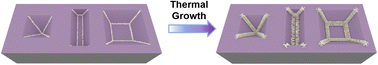 Graphical abstract: Ordered growth of metal oxides in patterned multi-angle microstructures