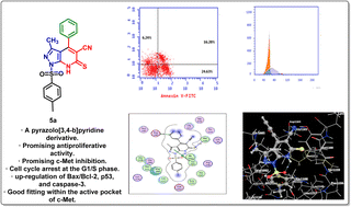 Graphical abstract: New pyrazolopyridine and pyrazolothiazole-based compounds as anti-proliferative agents targeting c-Met kinase inhibition: design, synthesis, biological evaluation, and computational studies