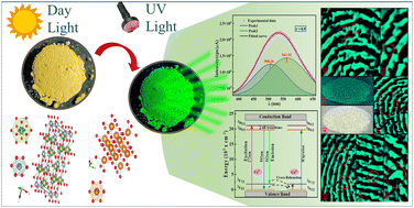 Graphical abstract: Green emission from trivalent cerium doped LaAlO3/MgO nano-composite for photonic and latent finger printing applications