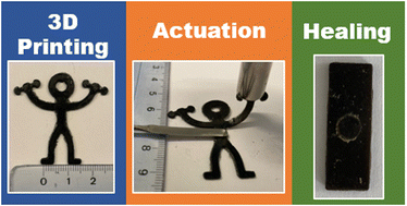 Graphical abstract: Digital light processing 3D printing of dynamic magneto-responsive thiol-acrylate composites