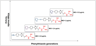 Graphical abstract: Exploring novel aryl/heteroaryl-isosteres of phenylthiazole against multidrug-resistant bacteria