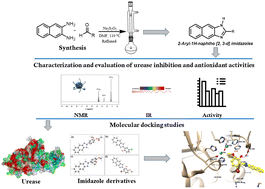 Graphical abstract: Identification of potential drug candidates to treat gastritis and associated oxidative stress based on some novel 2-aryl-1H-naphtho[2,3-d]imidazole: synthesis, in vitro and in silico analysis