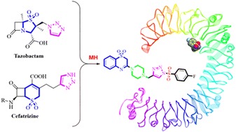 Graphical abstract: Synthesis of 1,2,3-triazole-piperazin-benzo[b][1,4]thiazine 1,1-dioxides: antibacterial, hemolytic and in silico TLR4 protein inhibitory activities