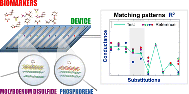 Graphical abstract: Tuning phosphorene and MoS2 2D materials for detecting volatile organic compounds associated with respiratory diseases