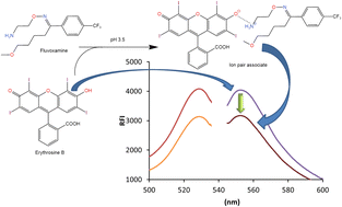 Graphical abstract: A facile on–off fluorescence approach for fluvoxamine determination in pharmaceutical tablets; application to content uniformity testing