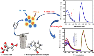 Graphical abstract: Cobalt-modulated dual emission carbon dots for ratiometric fluorescent vancomycin detection