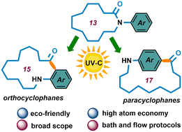 Graphical abstract: Diversity-oriented synthesis of medium-sized cyclophanes via the photo-fries rearrangement of N-aryl lactams