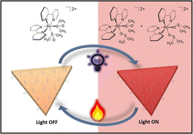 Graphical abstract: Photocrystallography of [Ru(bpy)2(dmso)2]2+ reveals an O-bonded metastable state