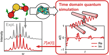 Graphical abstract: Predicting molecular vibronic spectra using time-domain analog quantum simulation