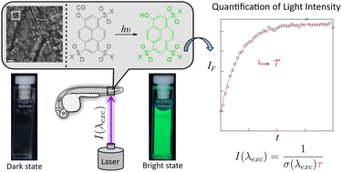 Graphical abstract: A series of caged fluorophores for calibrating light intensity
