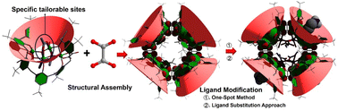 Graphical abstract: Atomically accurate site-specific ligand tailoring of highly acid- and alkali-resistant Ti(iv)-based metallamacrocycle for enhanced CO2 photoreduction