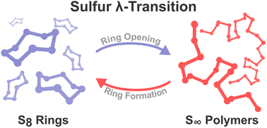 Graphical abstract: Structure and polymerization of liquid sulfur across the λ-transition