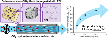 Graphical abstract: Dynamic study of direct CO2 capture from indoor air using poly(ethylenimine)-impregnated fiber sorbents