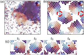 Graphical abstract: Synchronized rotations of active particles on chemical substrates