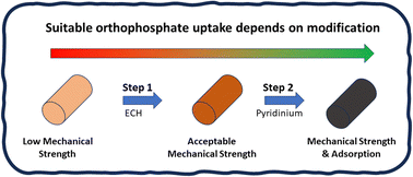 Graphical abstract: Pyridinium-furfuryl-modified granular agro-waste adsorbent for orthophosphate recovery