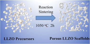 Graphical abstract: Porous Ga0.25Li6.25La3Zr2O12 frameworks by gelcasting–reaction sintering for high-performance hybrid quasi-solid lithium metal batteries