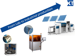 Graphical abstract: Towards large area production: stretchability, flexibility, and stability of efficient printed organic tandem solar cells