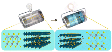 Graphical abstract: Improving the performance of a SnS2 cathode with interspace layer engineering using a Na+ insertion/extraction method for aqueous zinc ion batteries