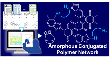Graphical abstract: Efficient design and synthesis of an amorphous conjugated polymer network for a metal-free electrocatalyst of hydrogen evolution reaction
