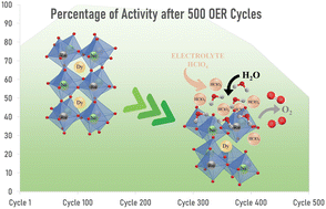 Graphical abstract: Dy2NiRuO6 perovskite with high activity and durability for the oxygen evolution reaction in acidic electrolyte