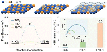 Graphical abstract: Fluorinated carbon encapsulated NiO cluster/TiO2 nanotubes as a robust photocatalyst for hydrogen evolution