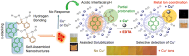 Graphical abstract: Dye-surfactant co-assembly as the chromogenic indicator for nanomolar level detection of Cu(i) ions via a color-changing response