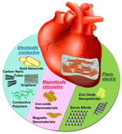 Graphical abstract: Recent advances in tailoring stimuli-responsive hybrid scaffolds for cardiac tissue engineering and allied applications