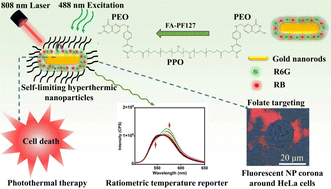 Graphical abstract: Folate targeting self-limiting hyperthermic nanoparticles for controlled photothermal therapy