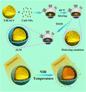 Graphical abstract: Preparation and performance of a stimuli-responsive drug delivery system: novel light-triggered temperature-sensitive drug-loaded microcapsules