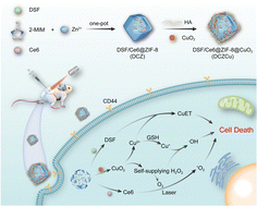 Graphical abstract: A cascade nanoplatform for intelligent response to tumor microenvironment and collaborative cancer therapy