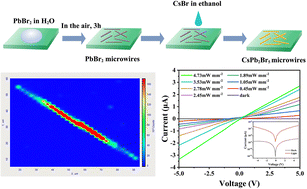 Graphical abstract: Phase evolution and fluorescence stability of CsPb2Br5 microwires and their application in stable and sensitive photodetectors