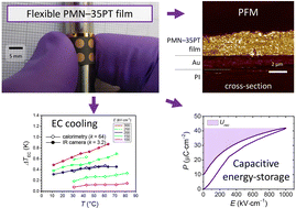 Graphical abstract: Multifunctional flexible ferroelectric thick-film structures with energy storage, piezoelectric and electrocaloric performance