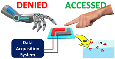 Graphical abstract: Stimuli-free Zn/soda-lime glass/CuO-based MIS device for sensing human skin moisture