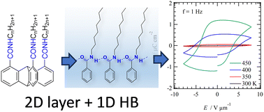 Graphical abstract: Ferroelectricity of alkylamide-substituted triptycene derivatives