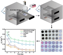 Graphical abstract: Development of a portable, microwell-based, smartphone-assisted colorimetric device to measure the activities of anaerobic digestion