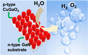Graphical abstract: Liquid phase epitaxy of CuGaO2 on GaN: P–N heterostructure for photocatalytic water splitting