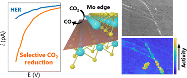 Graphical abstract: Structure-dependent CO2 reduction on molybdenite (MoS2) electrocatalysts