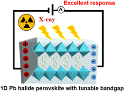 Graphical abstract: 1D Pb halide perovskite-like materials for high performance X-ray detection