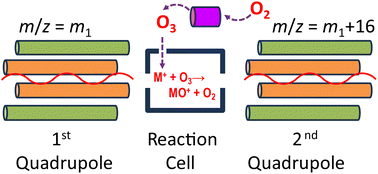 Graphical abstract: On-line generated ozone as a reactive cell gas for tandem quadrupole inductively coupled plasma mass spectrometry