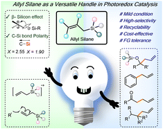 Graphical abstract: Allylsilane as a versatile handle in photoredox catalysis