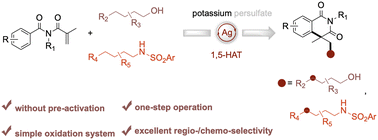 Graphical abstract: Regioselective synthesis of isoquinolinonediones through remote unactivated C(sp3)–H bonds