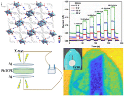 Graphical abstract: Tetraphenylene-based semiconductive metal–organic framework crystals for direct X-ray detection and imaging