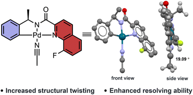 Graphical abstract: A high-performance chiral 19F-labeled probe with an increased structural twisting