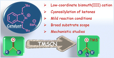 Graphical abstract: Synthesis and catalytic application of a donor-free bismuthenium cation