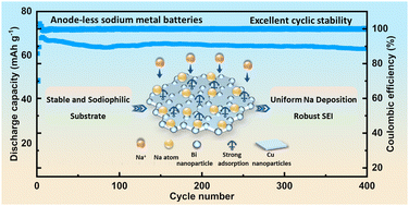Graphical abstract: Co-sputtering strategy to construct robust sodiophilic interfaces for anode-less sodium metal batteries