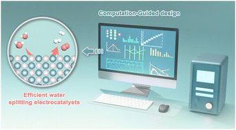 Graphical abstract: Rational design of water splitting electrocatalysts through computational insights
